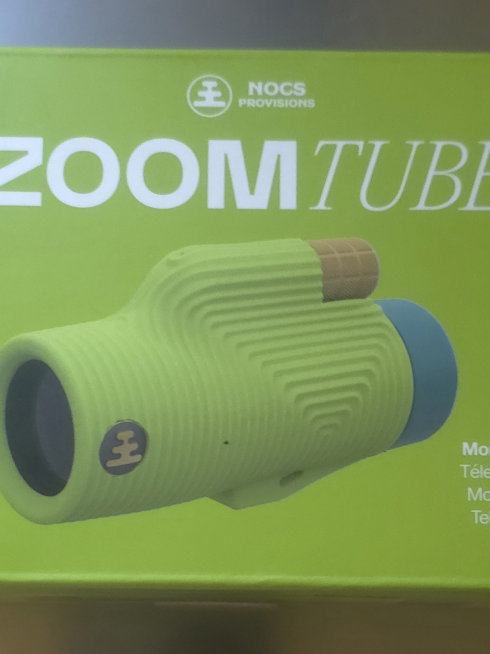 Zoom Tube Monocular - Lime Green